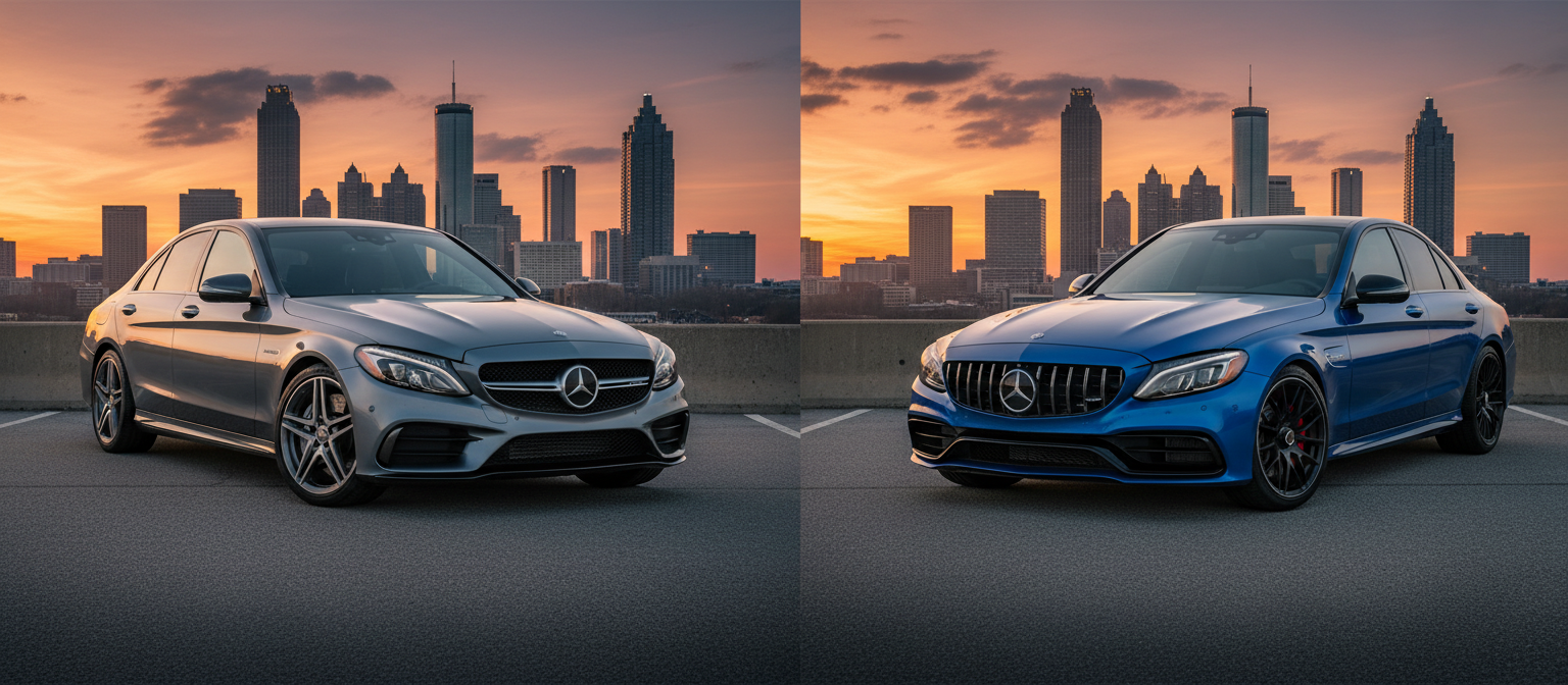 AMG Line versus full AMG Mercedes-Benz comparison in Duluth GA